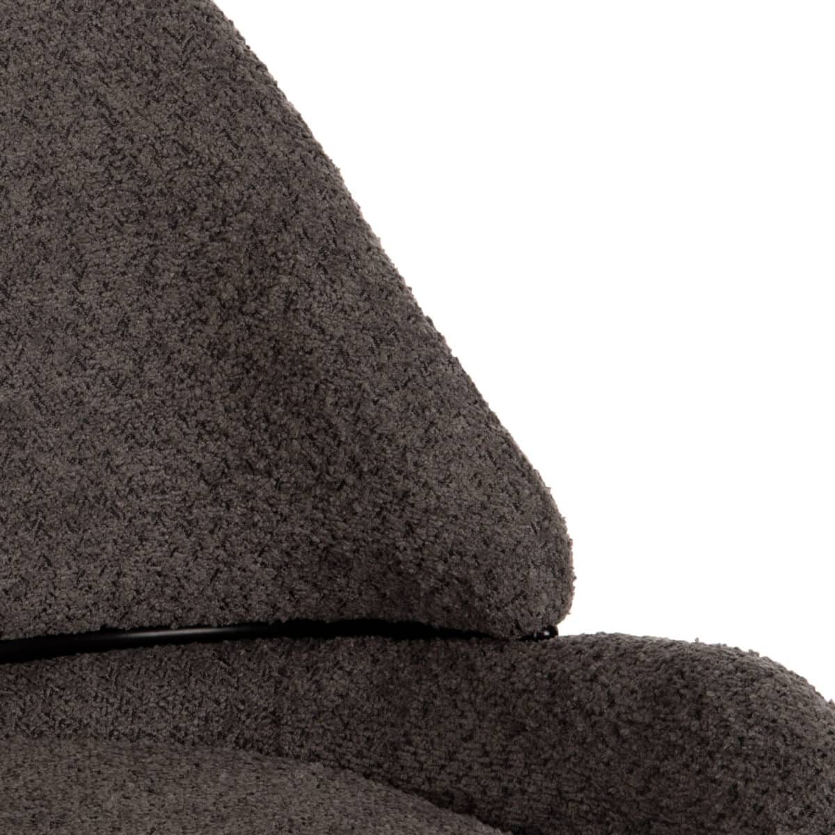 skampo-mesaioy-ypsoys-fb9858601-yfasma-m-8 ΣΚΑΜΠΟ ΜΕΣΑΙΟΥ ΥΨΟΥΣ SARKY HM8586.01 ΥΦΑΣΜΑ ΜΠΟΥΚΛΕ ΓΚΡΙ-ΜΑΥΡΑ ΜΕΤΑΛ. ΠΟΔΙΑ 55x62x105Yεκ. - Image 9