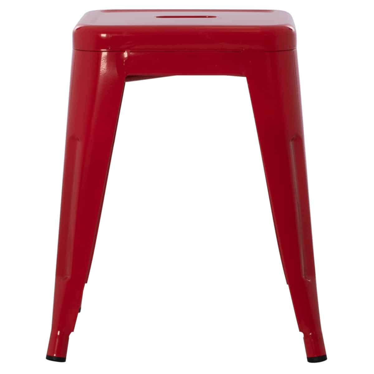 ΣΚΑΜΠΟ ΜΕΤΑΛΛΙΚΟ MELITA HM0096.44 ΣΕ ΚΟΚΚΙΝΟ ΧΡΩΜΑ 37x37x45Υεκ. - Image 3