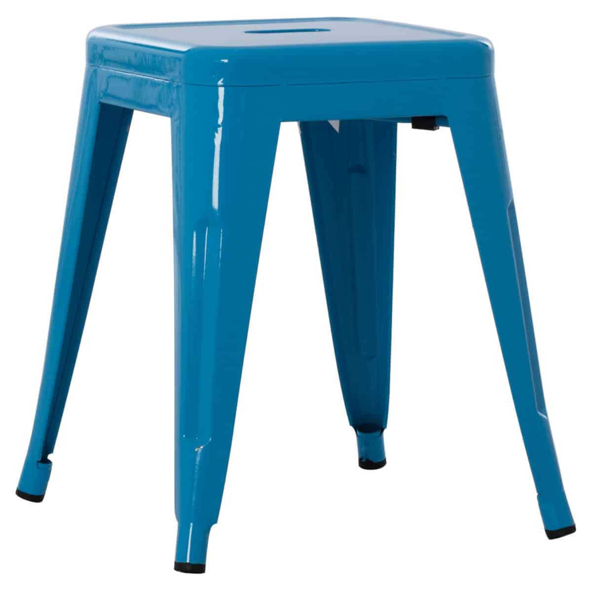 ΣΚΑΜΠΟ ΜΕΤΑΛΛΙΚΟ MELITA HM0096.48 ΣΕ ΜΠΛΕ ΧΡΩΜΑ 37x37x45Υεκ.
