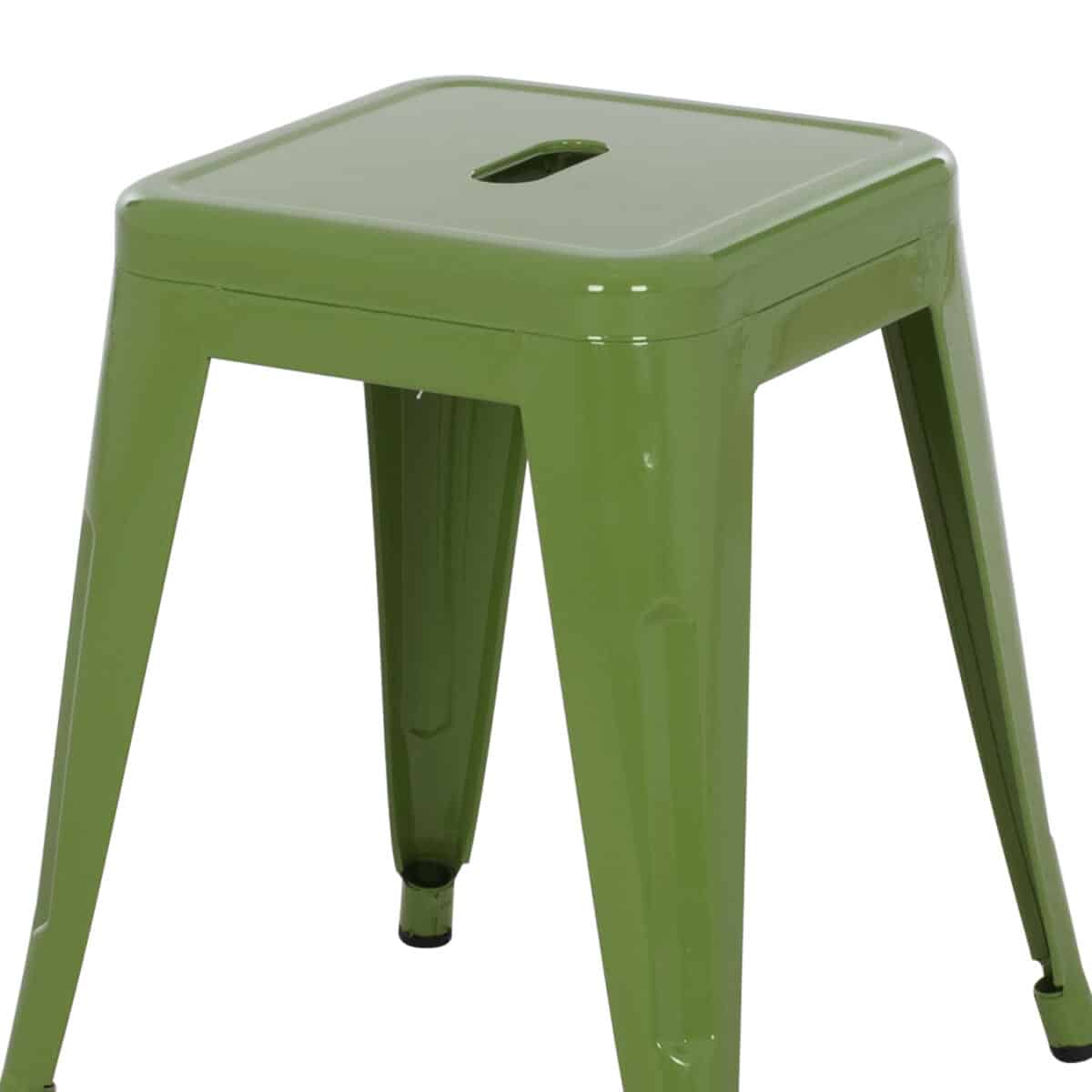 ΣΚΑΜΠΟ ΜΕΤΑΛΛΙΚΟ MELITA HM0096.53 ΣΕ LIGHT OLIVE GREEN ΧΡΩΜΑ 37x37x45Υεκ. - Image 5