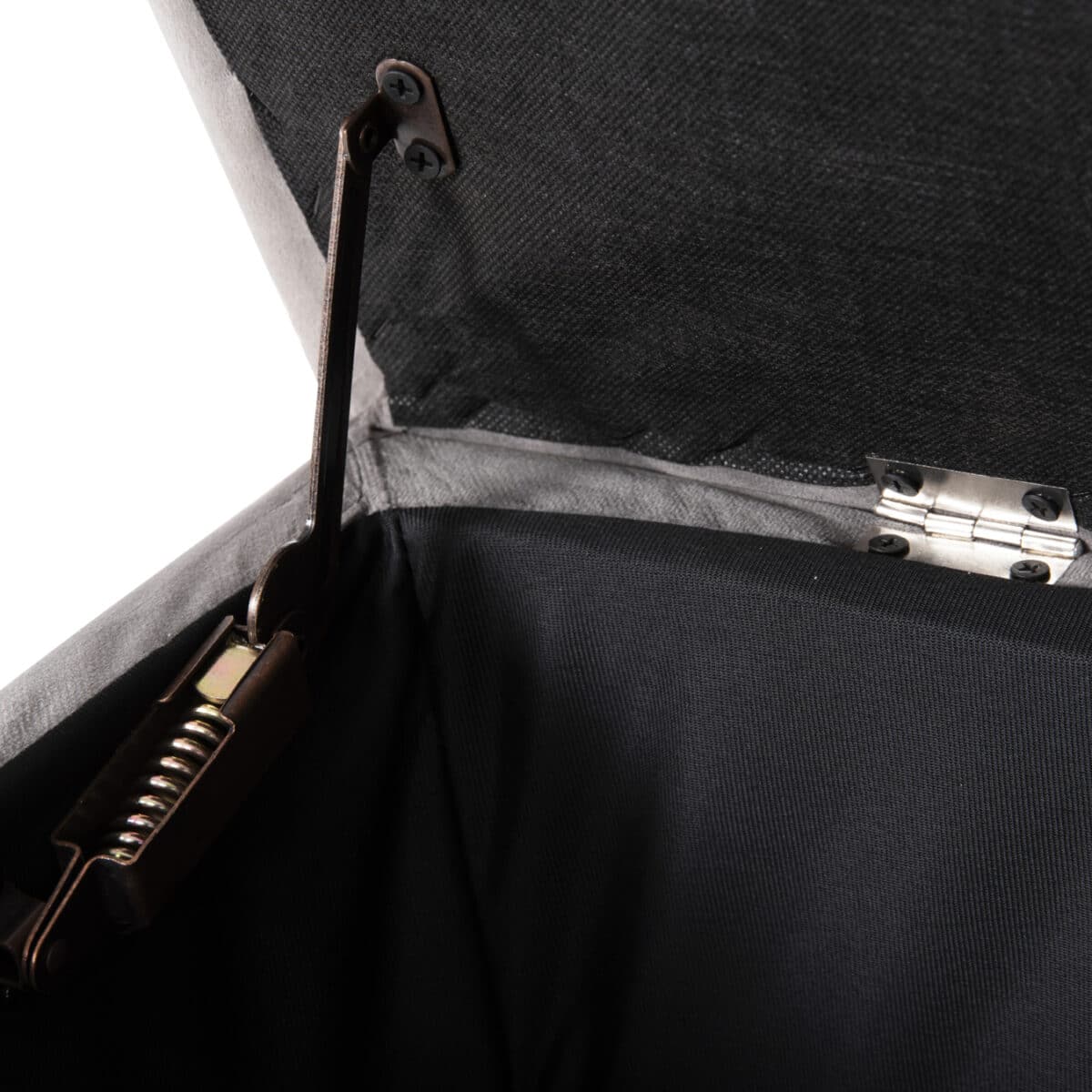 ΣΚΑΜΠΟ-ΜΠΑΟΥΛΟ ΜΕ ΑΠΟΘΗΚΕΥΤΙΚΟ ΧΩΡΟ PUNK HM279.11 ΓΚΡΙ ΒΕΛΟΥΔΟ 90x50x50Υεκ. - Image 9