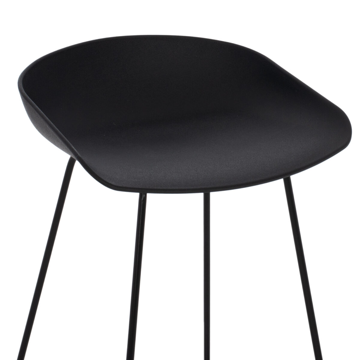 ΣΚΑΜΠΟ ΜΠΑΡ NAILA HM9299.02 ΜΑΥΡΟ ΜΕΣΑΙΟΥ ΥΨΟΥΣ 44x44x74Yεκ. - Image 7