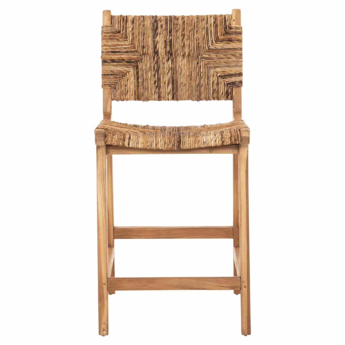 ΣΚΑΜΠΟ ΜΠΑΡ WALTER HM9842 ΞΥΛO TEAK ΣΕ ΦΥΣΙΚΟ-ΨΑΘΑ 46x55x96Υεκ. - Image 3