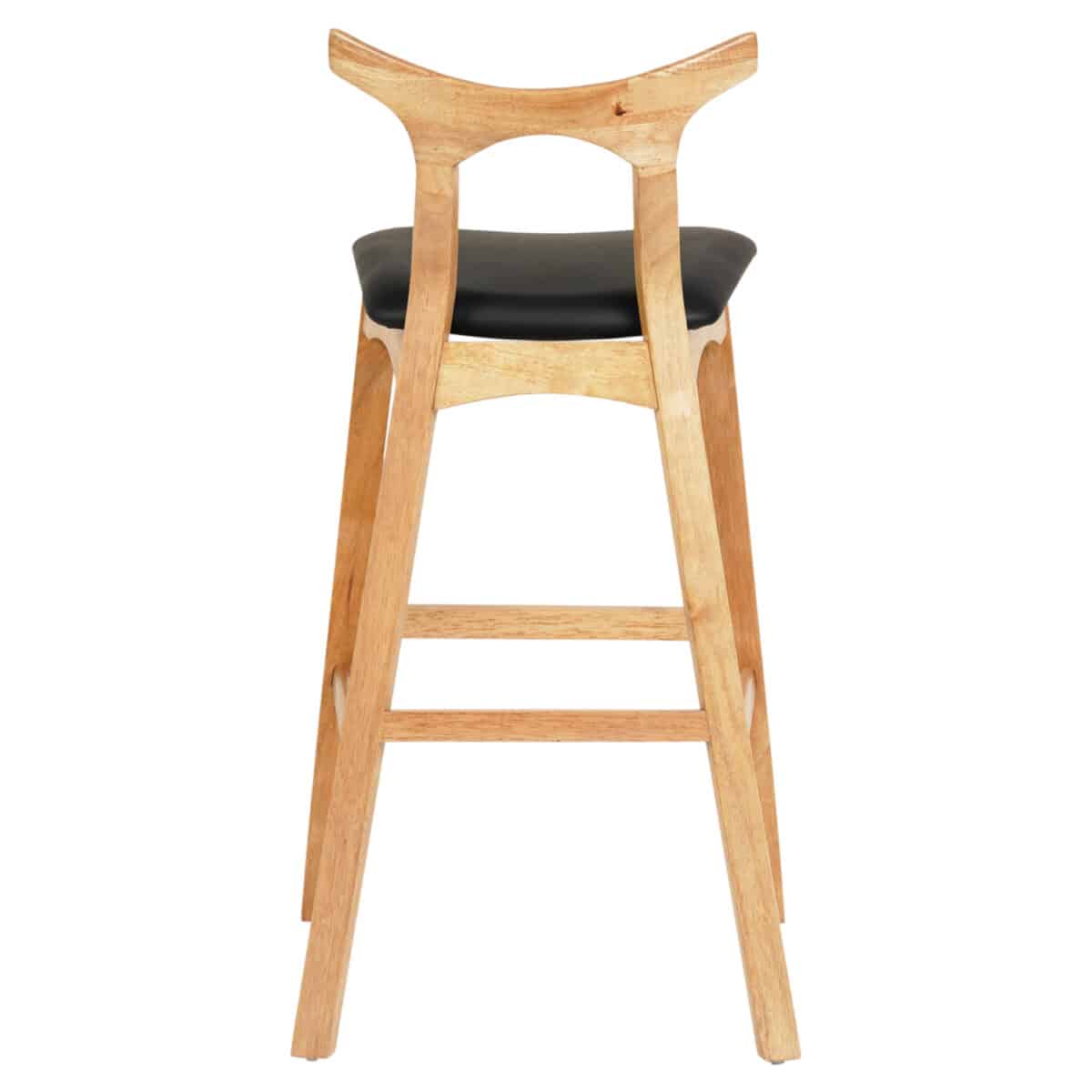 ΣΚΑΜΠΟ ΜΠΑΡ USOPP HM9951.01 RUBBERWOOD ΣΕ ΟΑΚ-ΜΑΥΡΟ PU 43x41x100Υεκ. - Image 5