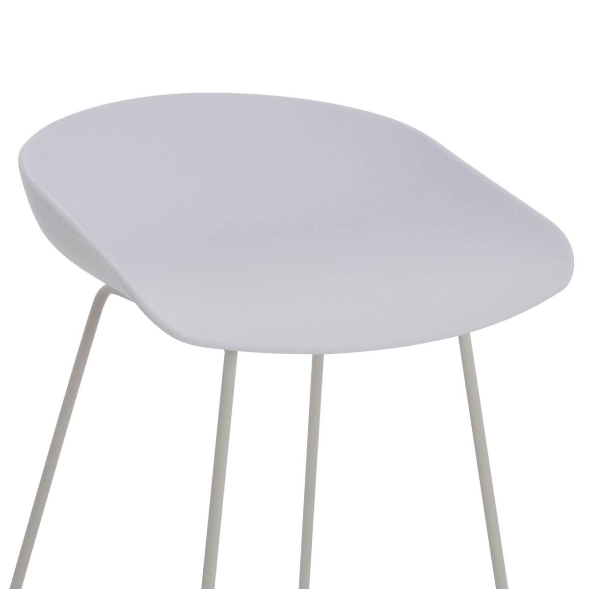 ΣΚΑΜΠΟ ΜΠΑΡ NAILA HM9299.01 ΛΕΥΚΟ ΜΕΣΑΙΟΥ ΥΨΟΥΣ 44x44x74Yεκ. - Image 7