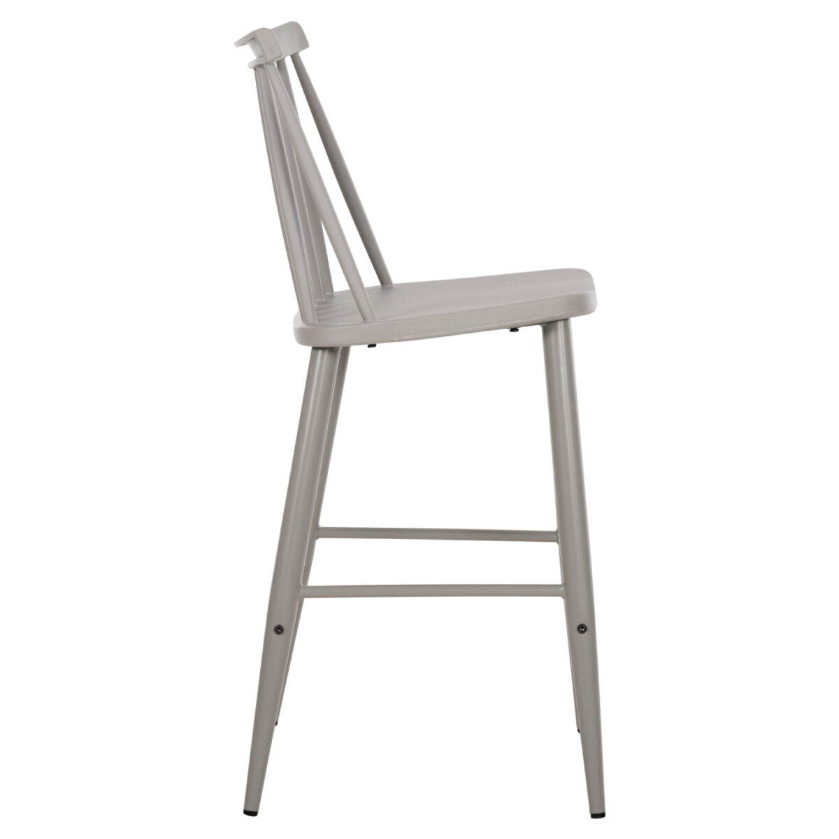 ΣΚΑΜΠΟ ΜΠΑΡ ΜΕΣ. ΥΨΟΥΣ VANESSA HM9300.20 ΠΟΛΥΠΡΟΠΥΛΕΝΙΟ & ΜΕΤΑΛΛΟ-ΓΚΡΙ 45,5x46x97Υεκ - Image 4