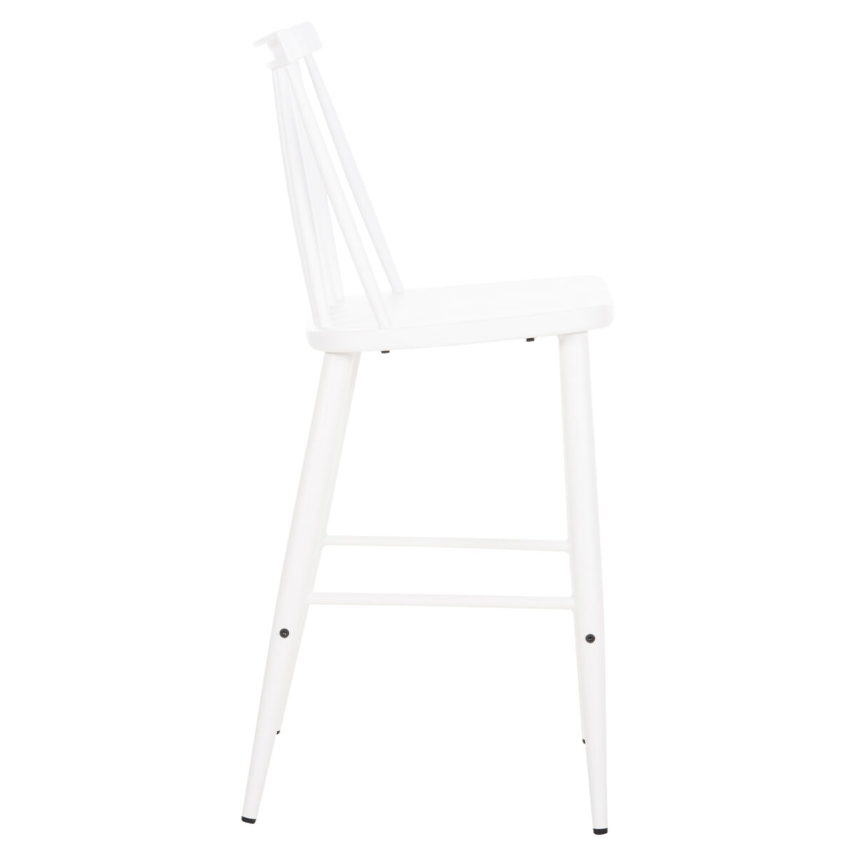 ΣΚΑΜΠΟ ΜΠΑΡ ΜΕΣΑΙΟΥ ΥΨΟΥΣ VANESSA HM9300.11 ΠΟΛΥΠΡΟΠΥΛΕΝΙΟ & ΜΕΤΑΛΛΟ-ΛΕΥΚΟ 45,5x46x97Υεκ - Image 4