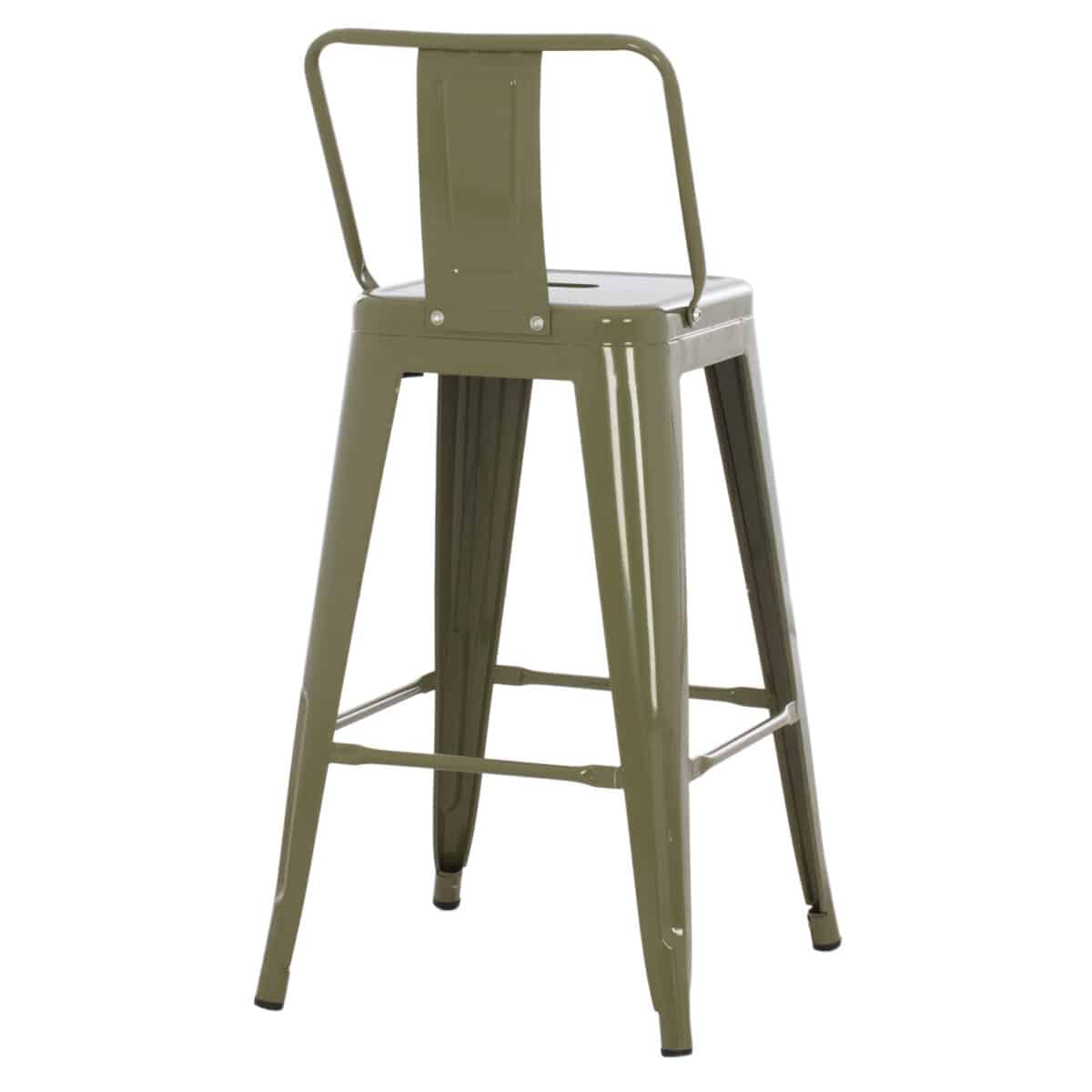 ΣΚΑΜΠΟ ΜΠΑΡ ΜΕΣΑΙΟΥ ΥΨΟΥΣ ΜΕΤΑΛΛΙΚΟ MELITA-PRO HM8574.43 DARK OLIVE GREEN 43x43x88Υεκ. - Image 5