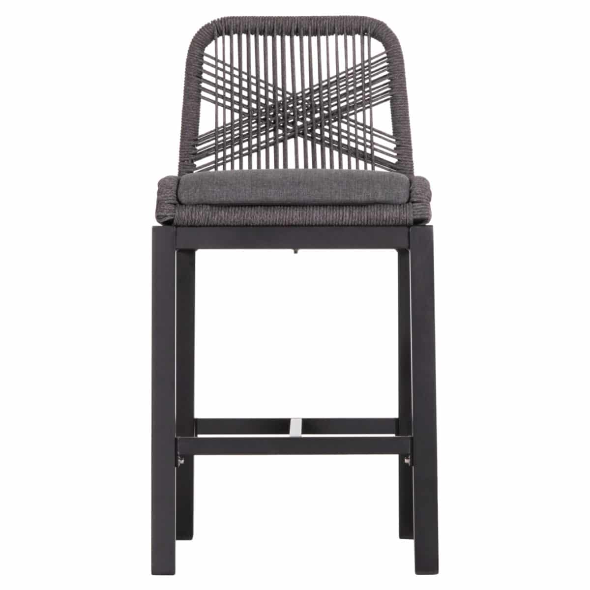 ΣΚΑΜΠΟ ΜΠΑΡ ΜΕΣ.ΥΨΟΥΣ HOWARD HM5791.23 ΜΑΥΡΟ ΑΛΟΥΜΙΝΙΟ--ΓΚΡΙ ΣΧΟΙΝΙ 47,5x55x94,5Υεκ. - Image 3