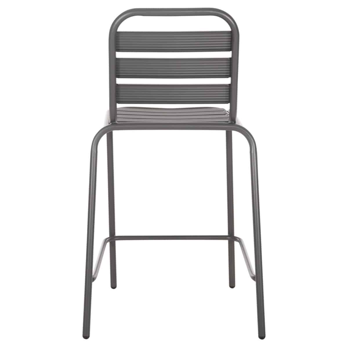 ΣΚΑΜΠΟ ΜΠΑΡ ΜΕΣ.ΥΨΟΥΣ LAURA HM6065.01 ΜΕΤΑΛ.ΣΚΕΛΕΤΟΣ-ΑΛΟΥΜΙΝΙΟ ΣΕ ΓΚΡΙ 58,5x58x104Υ εκ. - Image 6