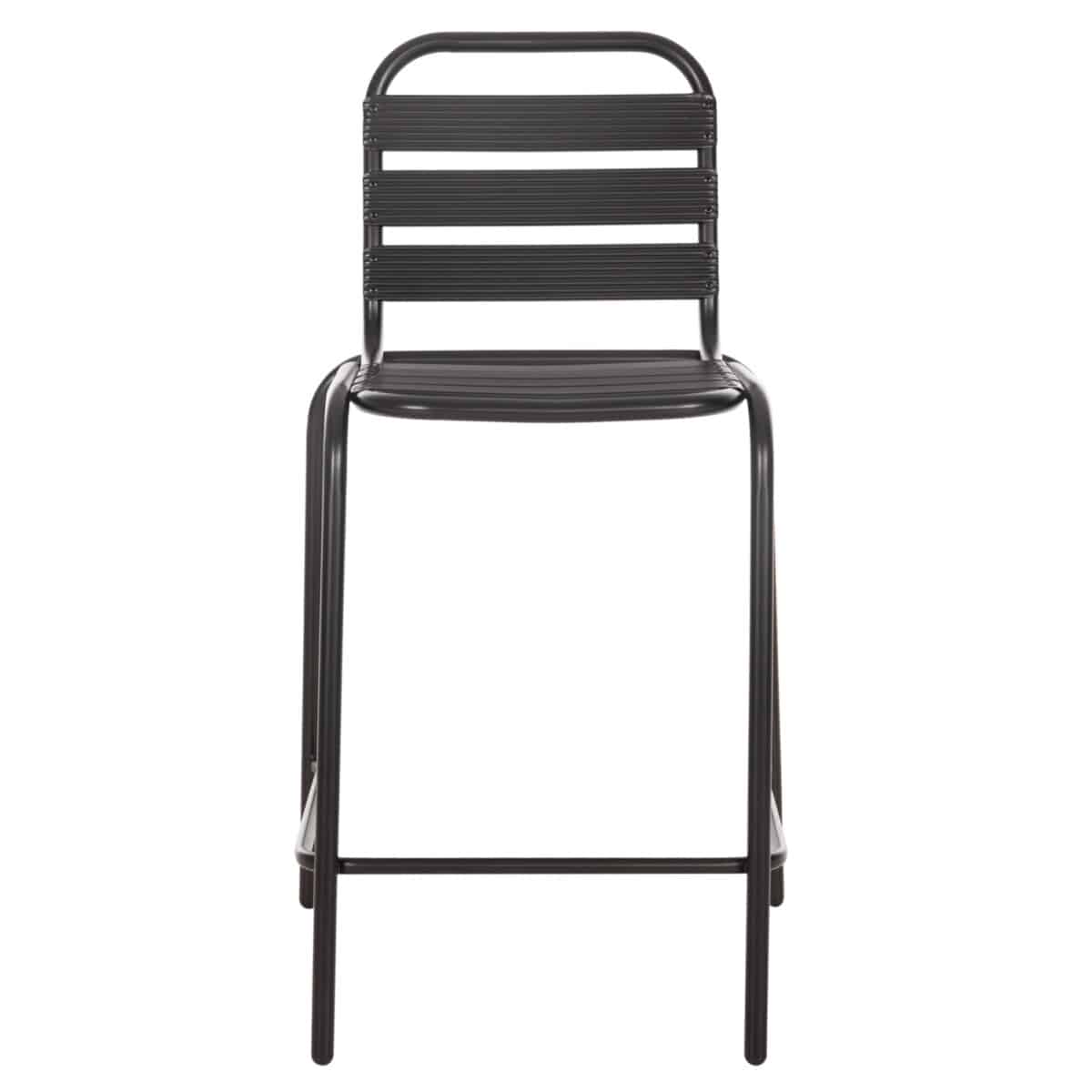 ΣΚΑΜΠΟ ΜΠΑΡ ΜΕΣ.ΥΨΟΥΣ LAURA HM6065.03 ΜΕΤΑΛ.ΣΚΕΛΕΤΟΣ-ΑΛΟΥΜΙΝΙΟ ΣΕ ΜΑΥΡΟ 58,5x58x104Υ εκ. - Image 3