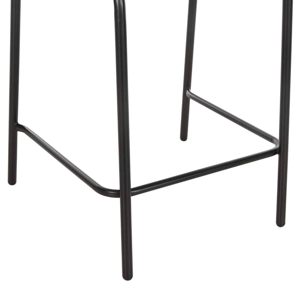 ΣΚΑΜΠΟ ΜΠΑΡ ΜΕΣ.ΥΨΟΥΣ LAURA HM6065.03 ΜΕΤΑΛ.ΣΚΕΛΕΤΟΣ-ΑΛΟΥΜΙΝΙΟ ΣΕ ΜΑΥΡΟ 58,5x58x104Υ εκ. - Image 10