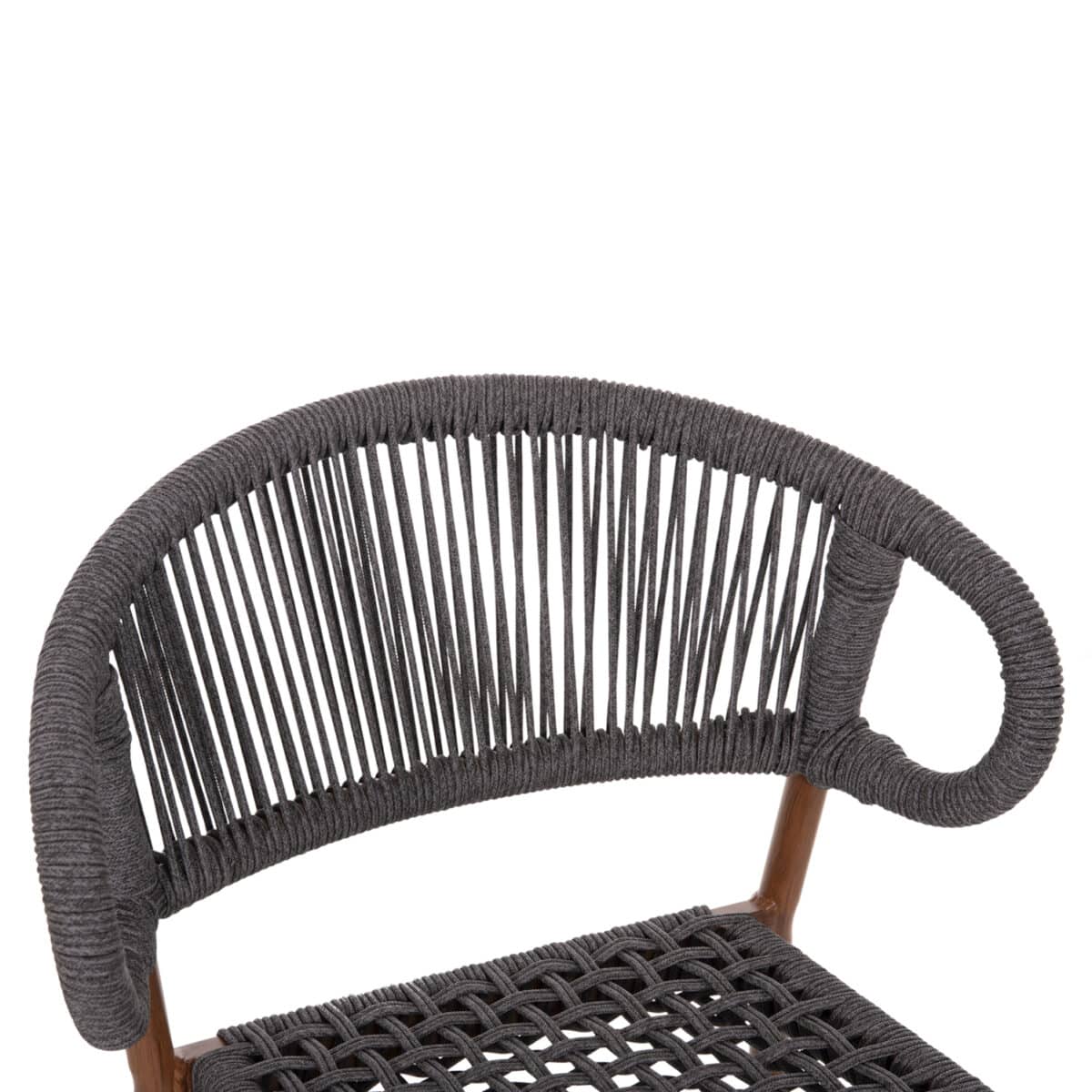 ΣΚΑΜΠΟ ΜΠΑΡ ΜΕΣ.ΥΨΟΥΣ EULO HM6087.01 ΑΛΟΥΜΙΝΙΟ ΚΑΡΥΔΙ-ΣΥΝΘ.RATTAN ΓΚΡΙ 60x60x99Υεκ. - Image 7