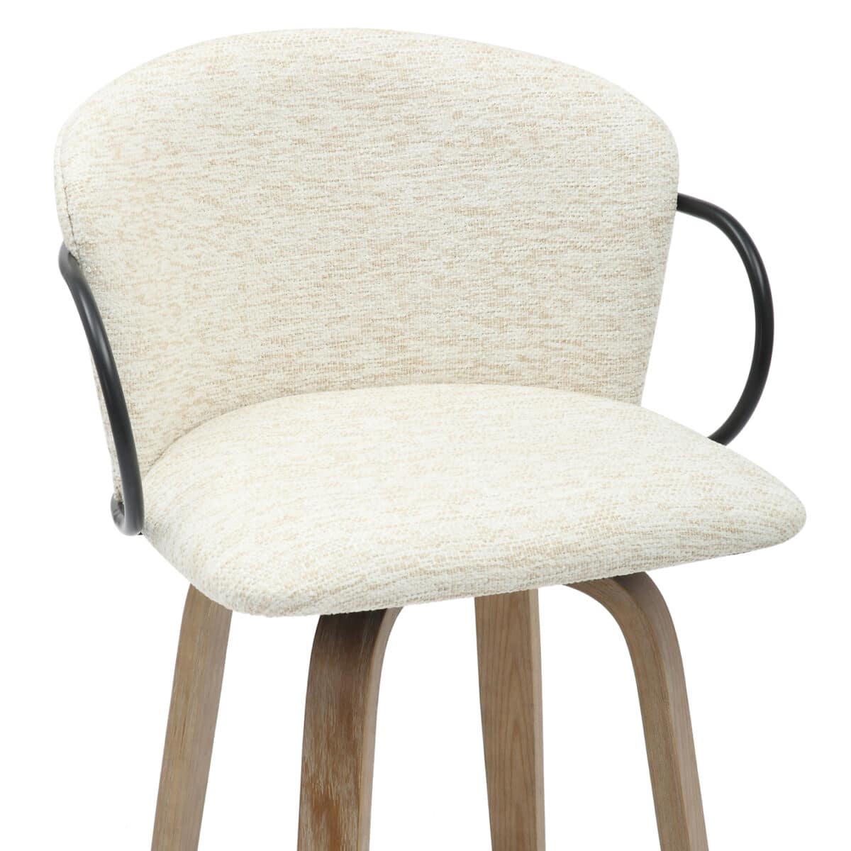 ΣΚΑΜΠΟ ΜΠΑΡ ΜΕΣ.ΥΨΟΥΣ NEBOR HM9986.01 ΠΟΔΙΑ Κ.Π.-ΜΑΥΡΟ ΜΕΤΑΛΛΟ-ΕΚΡΟΥ ΥΦΑΣΜΑ 53,5x51x90Υεκ - Image 7