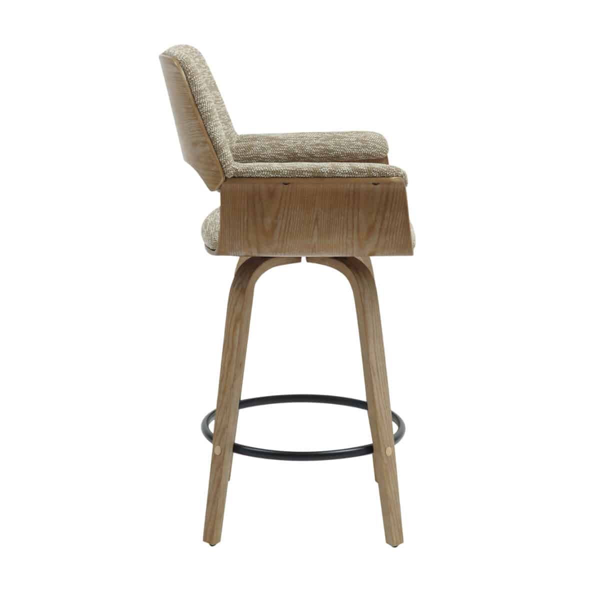 ΣΚΑΜΠΟ ΜΠΑΡ ΜΕΣ.ΥΨΟΥΣ CLIPP HM9987.01 WHITEWASH Κ.Π. ΞΥΛΟ-ΜΠΕΖ ΥΦΑΣΜΑ 57,5x53x98Υεκ - Image 4