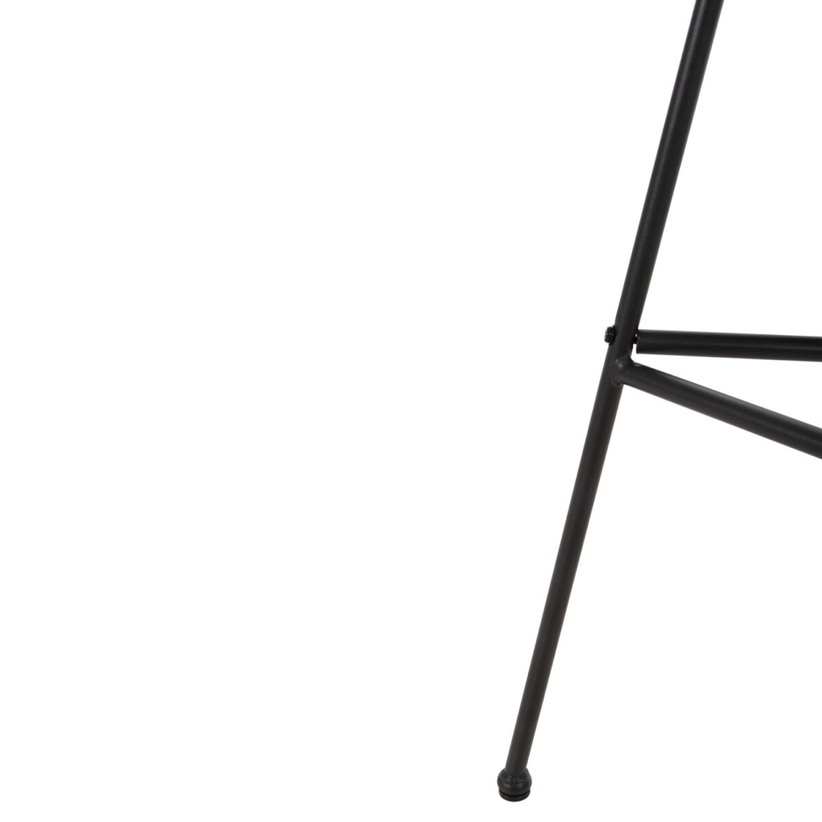 ΣΚΑΜΠΟ ΜΠΑΡ ΨΗΛΟ ALLEGRA HM5708.11 ΜΕΤΑΛΛΟ&ΜΑΞΙΛΑΡΙ ΜΑΥΡΟ-WICKER ΜΠΕΖ 48x49x99,5Υεκ. - Image 10