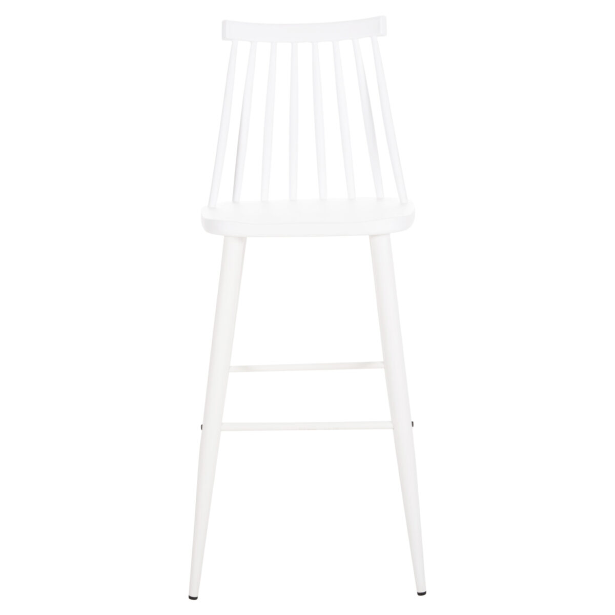 ΣΚΑΜΠΟ ΜΠΑΡ ΨΗΛΟ VANESSA HM8459.11 ΛΕΥΚΟ PP & ΛΕΥΚΑ ΜΕΤΑΛ.ΠΟΔΙΑ 47x48,5x107Υεκ. - Image 3