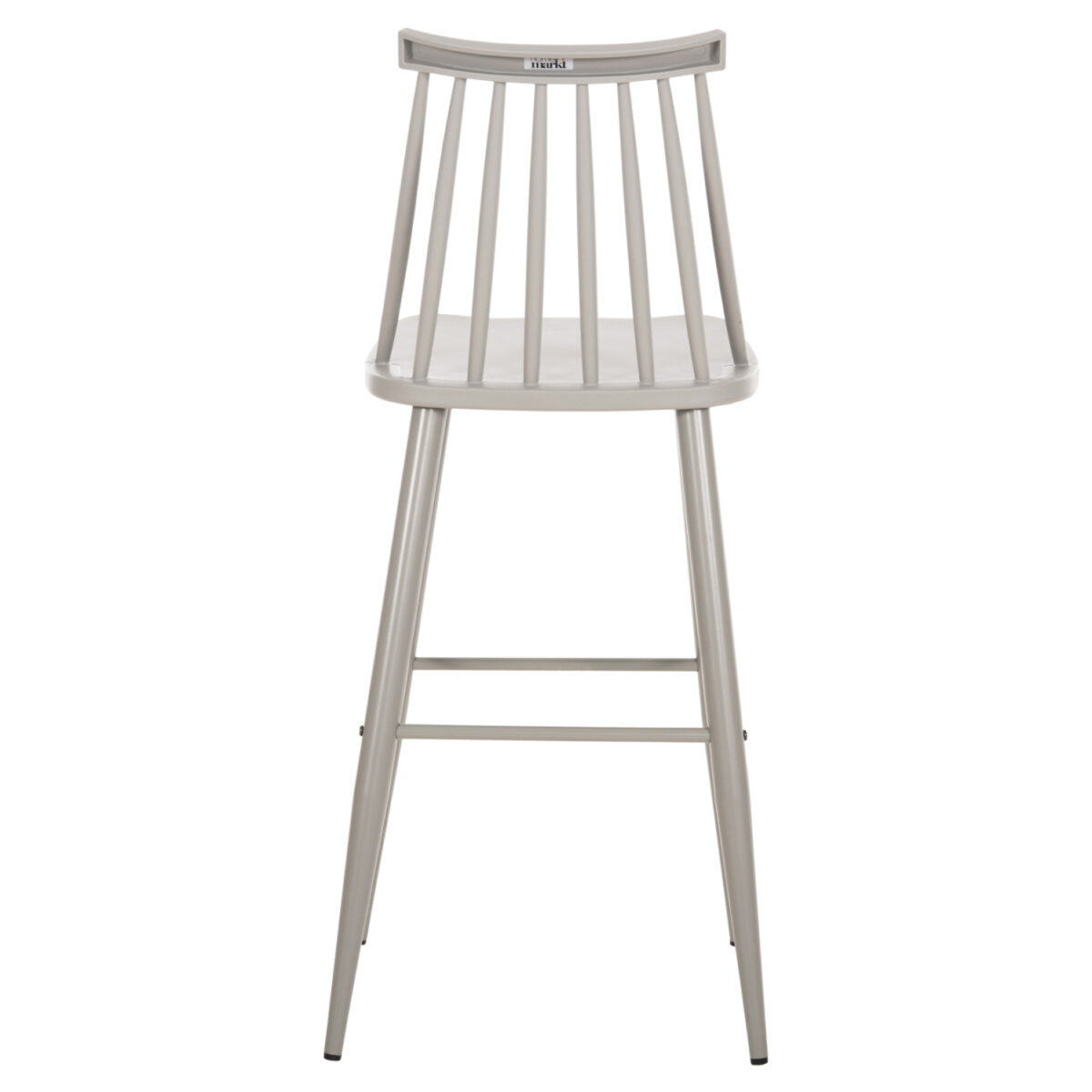 ΣΚΑΜΠΟ ΜΠΑΡ ΨΗΛΟ VANESSA HM8459.20 ΓΚΡΙ PP & ΓΚΡΙ ΜΕΤΑΛ.ΠΟΔΙΑ 47x48,5x107Υεκ. - Image 6