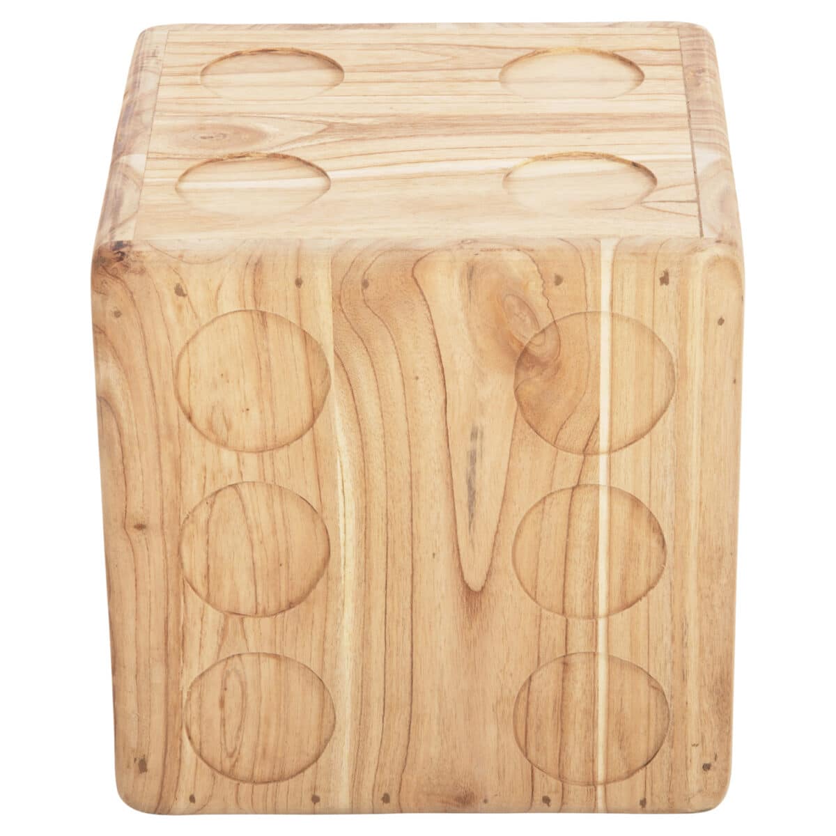 ΣΚΑΜΠΟ ΖΑΡΙ HM7898.02 ΞΥΛΟ ΤΕΑΚ ΣΕ ΦΥΣΙΚΟ ΧΡΩΜΑ 40x40x40 εκ. - Image 3