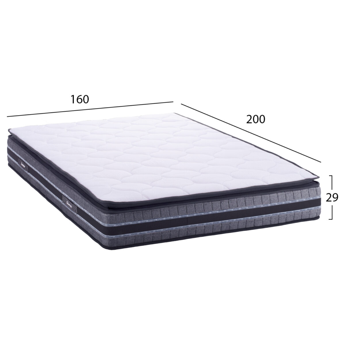 ΣΤΡΩΜΑ DREAMTOPIA σειρά CELESTIAL HM663.160 MINI BONNELL SPRING & ΑΝΩΣΤΡΩΜΑ 160x200x29Yεκ. - Image 2