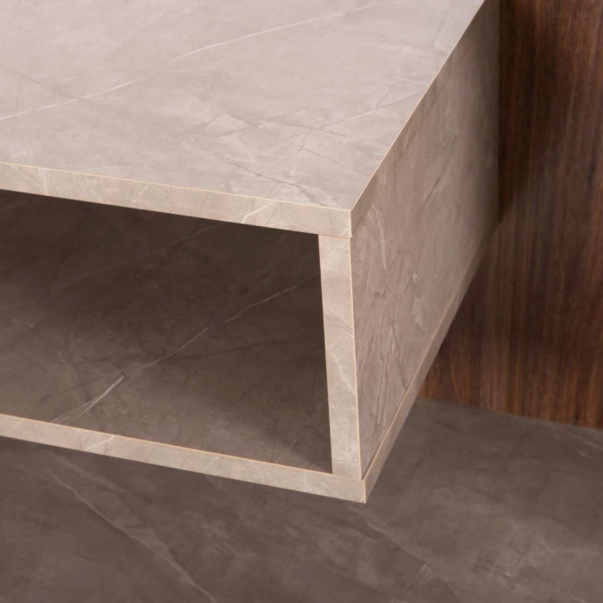 ΣΥΝΘΕΤΟ ΤΗΛΕΟΡΑΣΗΣ EDELIE HM8908.14 ΜΕΛΑΜΙΝΗ ΓΚΡΙ STONE TEXTURE-ΦΥΣΙΚΟ 150x29,5x120Υεκ. - Image 6