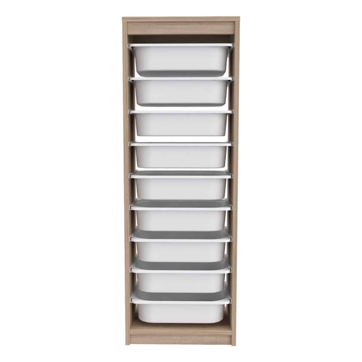 ΣΥΡΤΑΡΙΕΡΑ SANI HM18203.03 ΜΕΛΑΜΙΝΗ SONAMA-9 ΛΕΥΚΑ ΣΥΡΤΑΡΙΑ P.E. 45,5x29,6x125Υ - Image 3