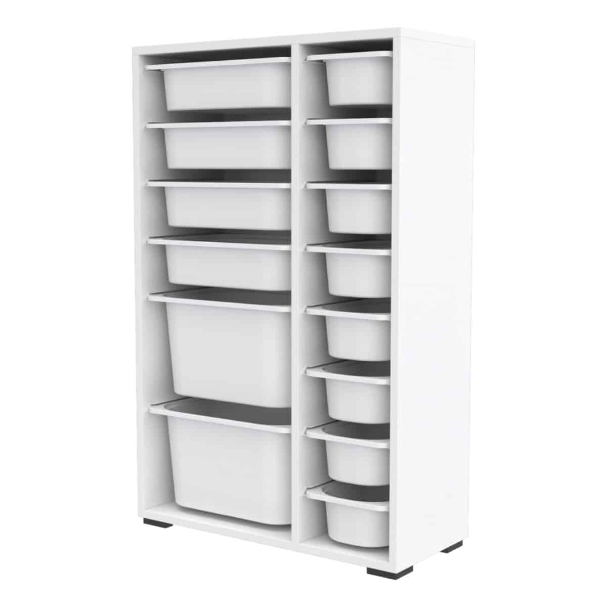 ΣΥΡΤΑΡΙΕΡΑ SANI HM18211.01 ΜΕΛΑΜΙΝΗ ΣΕ ΛΕΥΚΟ-14 ΛΕΥΚΑ ΣΥΡΤΑΡΙΑ P.E. 69,5x30x109Υεκ - Image 6