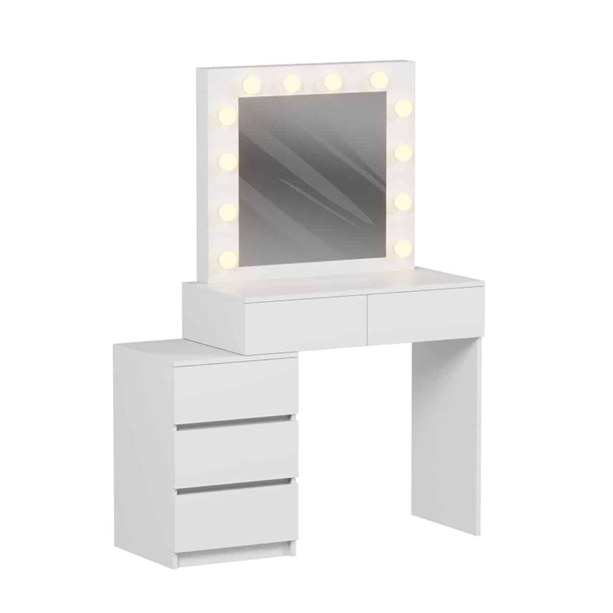 ΤΟΥΑΛΕΤΑ ΜΕ ΦΩΤΙΣΜΟ LED & ΣΥΡΤΑΡΙΑ BEYON HM2500.03 ΜΕΛΑΜΙΝΗ ΣΕ ΛΕΥΚΟ 80x40x140Υεκ. - Image 4