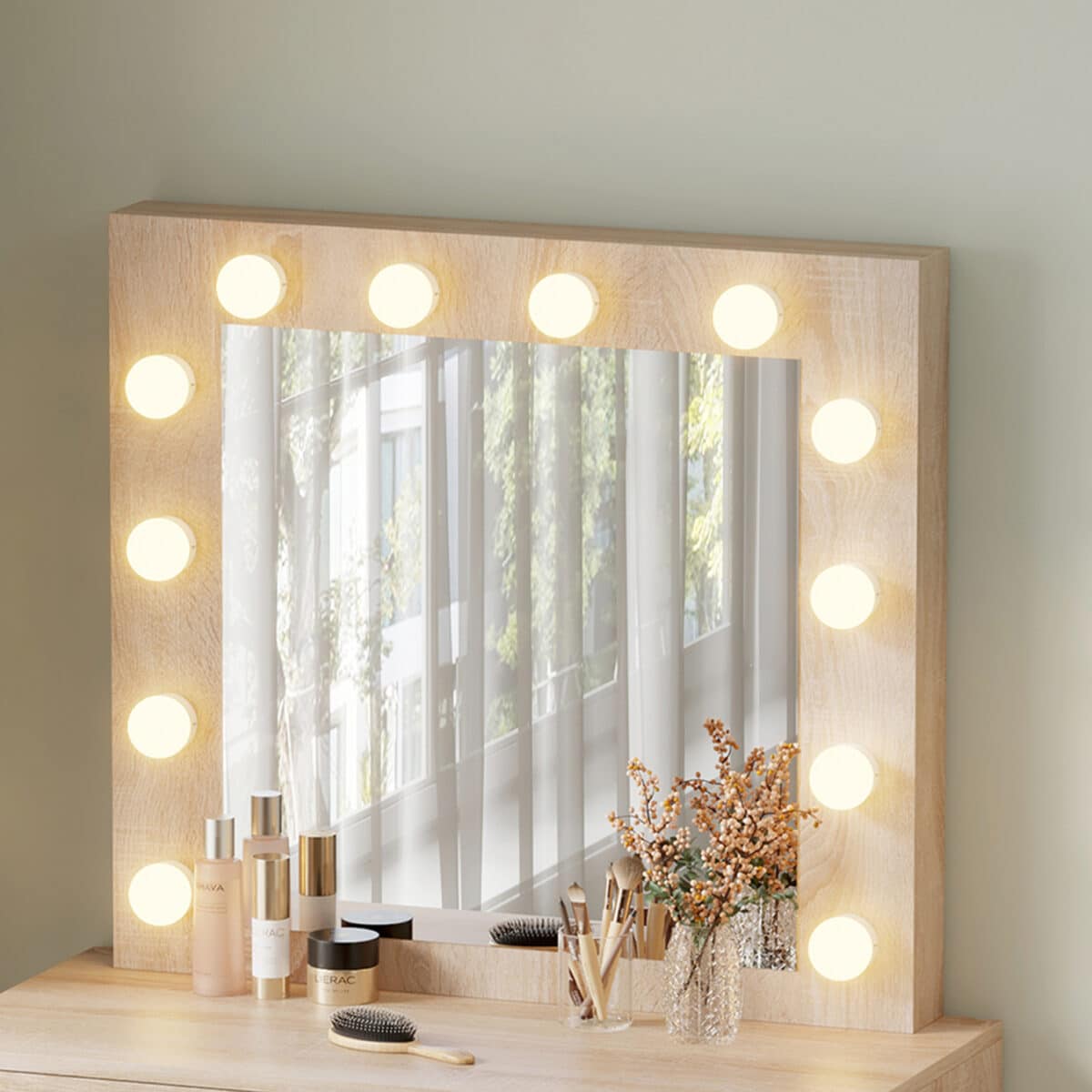 ΤΟΥΑΛΕΤΑ ΜΕ ΦΩΤΙΣΜΟ LED & ΣΥΡΤΑΡΙΑ BEYON HM2500.01 ΜΕΛΑΜΙΝΗ ΣΕ SONAMA 112.5x40.5x140Υεκ. - Image 7