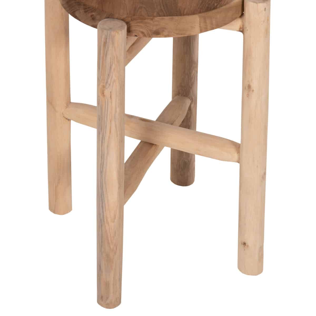 trapezaki-boithitiko-fb97900-xylo-teak-s-4 ΤΡΑΠΕΖΑΚΙ ΒΟΗΘΗΤΙΚΟ HOVER HM7900 ΞΥΛΟ ΤΕΑΚ ΣΕ ΦΥΣΙΚΟ ΧΡΩΜΑ Φ30x50Υεκ. - Image 5