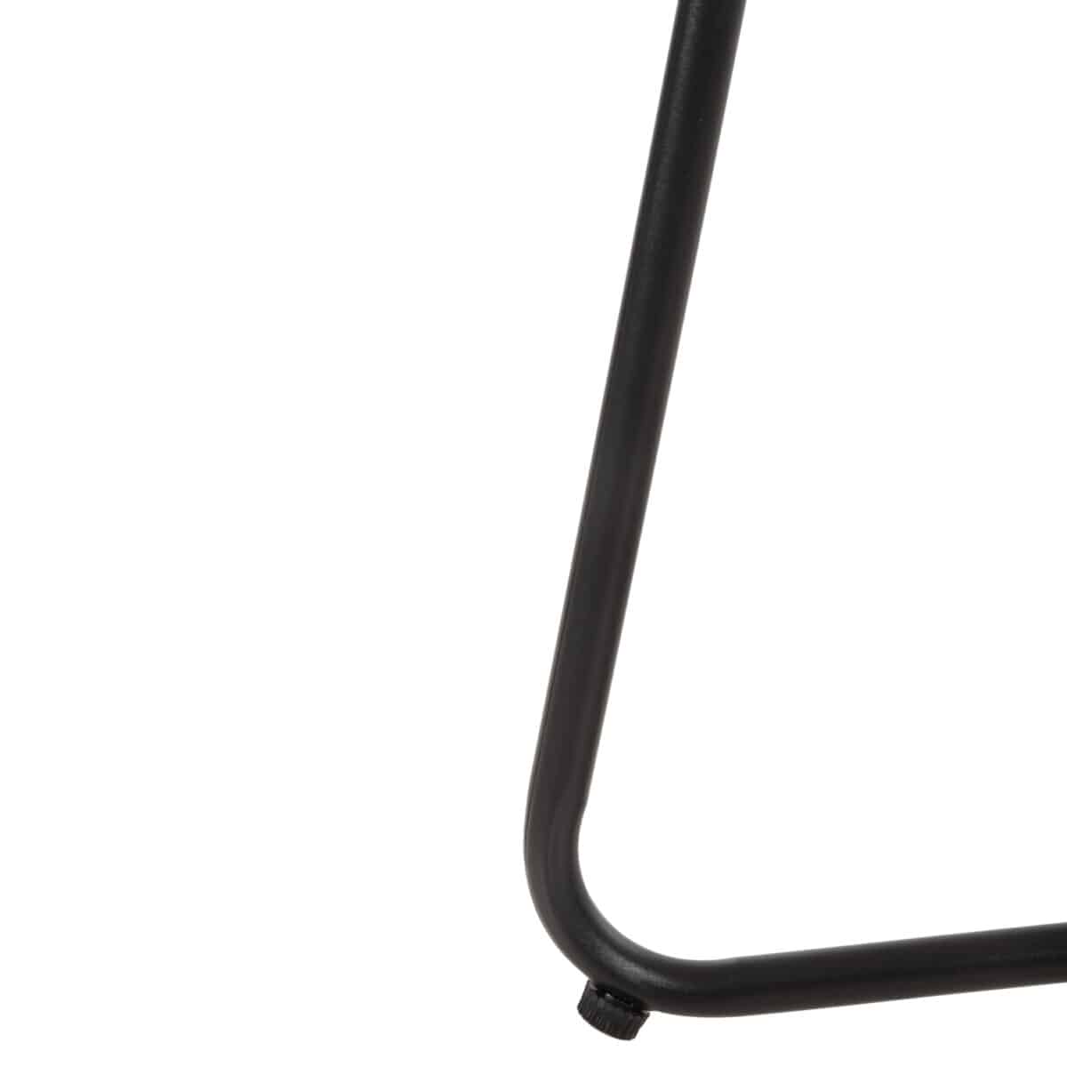 ΤΡΑΠΕΖΑΚΙ GERRY HM5717.11 ΜΕ WICKER ΜΠΕΖ-ΜΑΥΡΟ ΜΕΤΑΛ.ΣΚΕΛΕΤΟ 50x50x47,5Υεκ. - Image 7