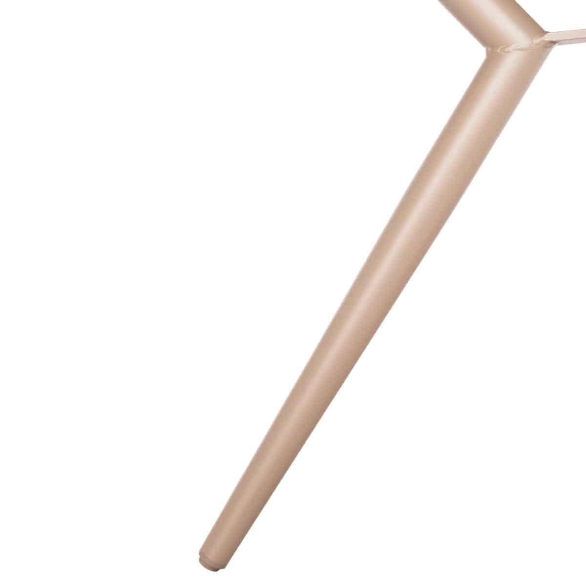 ΤΡΑΠΕΖΙ ΑΛΟΥΜΙΝΙΟΥ ΣΤΡΟΓΓΥΛΟ HIGER HM6290.04 ΚΑΠΟΥΤΣΙΝΟ Φ126x74Υεκ. - Image 8