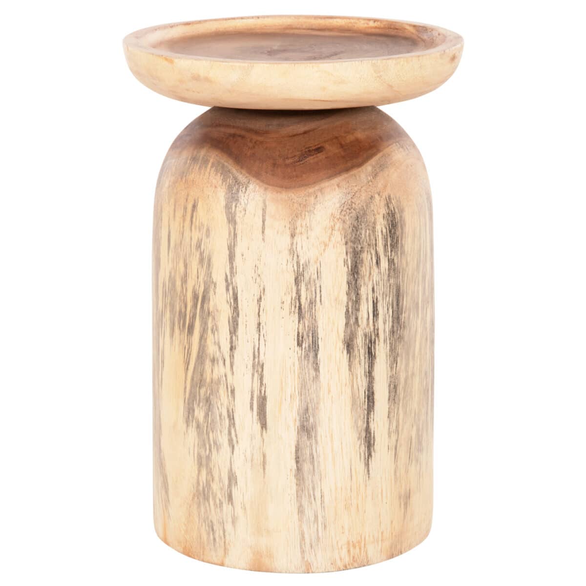 ΤΡΑΠΕΖΙ ΒΟΗΘΗΤΙΚΟ LOKI HM9899 ΜΑΣΙΦ ΞΥΛΟ SUAR ΣΕ ΦΥΣΙΚΟ Φ30x46Υεκ. - Image 3