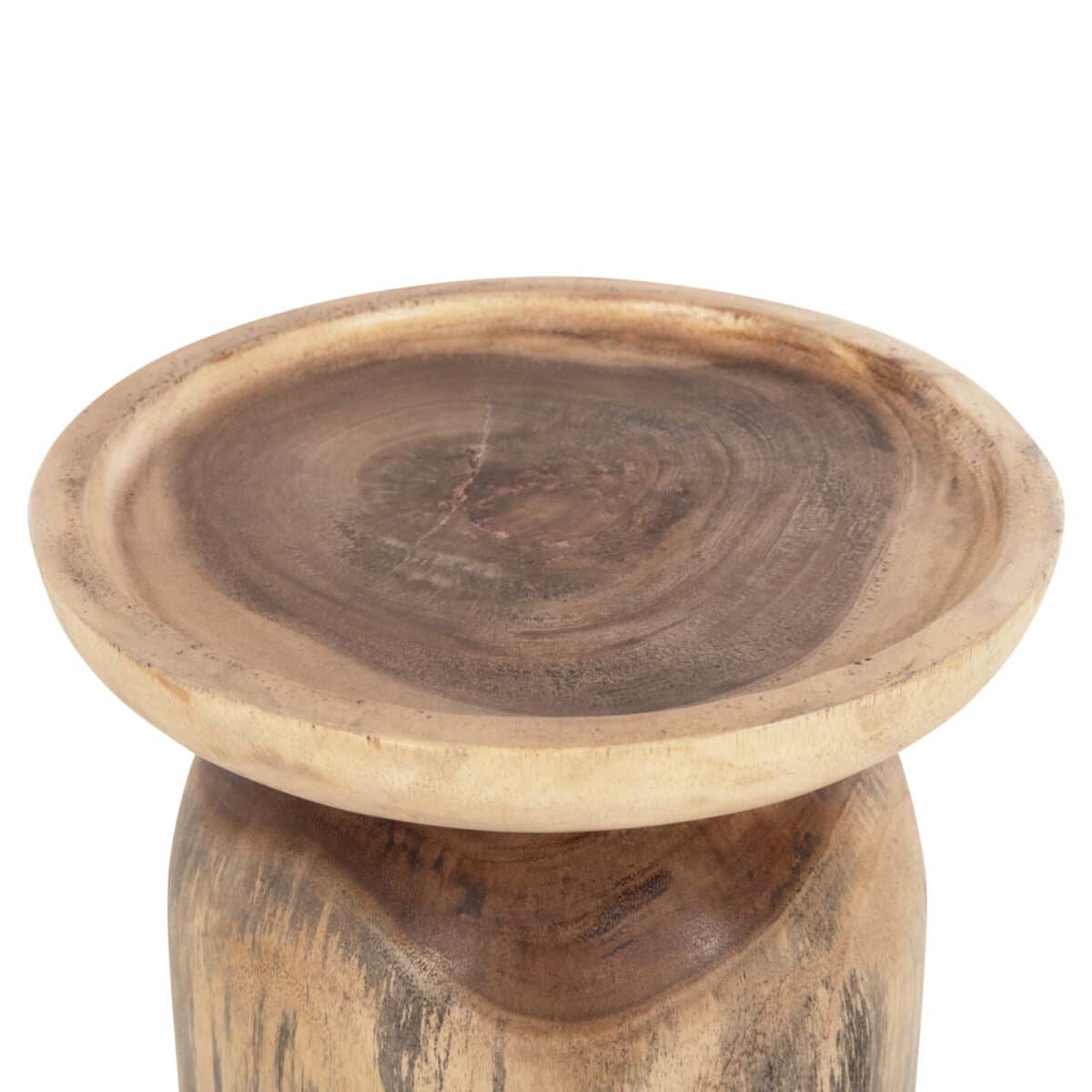 ΤΡΑΠΕΖΙ ΒΟΗΘΗΤΙΚΟ LOKI HM9899 ΜΑΣΙΦ ΞΥΛΟ SUAR ΣΕ ΦΥΣΙΚΟ Φ30x46Υεκ. - Image 4