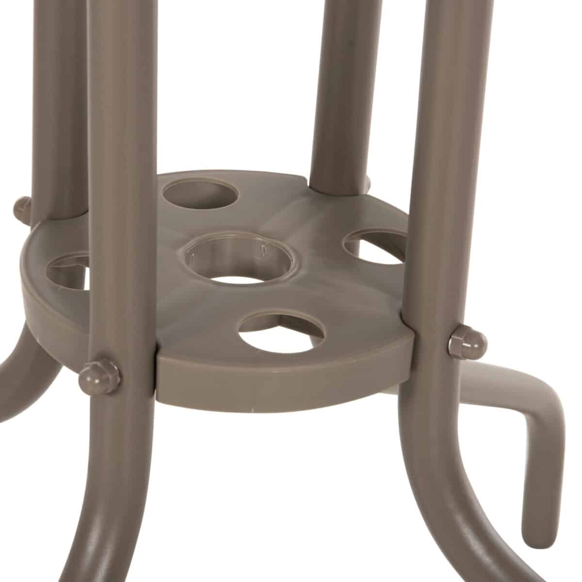 ΤΡΑΠΕΖΙ ΕΞΩΤ.ΧΩΡΟΥ FIGO HM5036.04 ΜΕΤΑΛΛΟ ΣΑΜΠΑΝΙ-ΓΥΑΛΙΝΗ ΕΠΙΦΑΝΕΙΑ 70Χ70Χ72,5Υεκ - Image 6