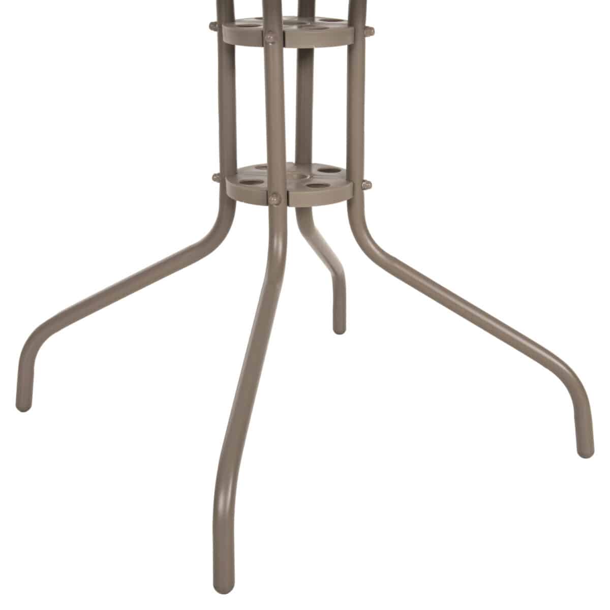 ΤΡΑΠΕΖΙ ΕΞΩΤ.ΧΩΡΟΥ FIGO HM5036.04 ΜΕΤΑΛΛΟ ΣΑΜΠΑΝΙ-ΓΥΑΛΙΝΗ ΕΠΙΦΑΝΕΙΑ 70Χ70Χ72,5Υεκ - Image 7