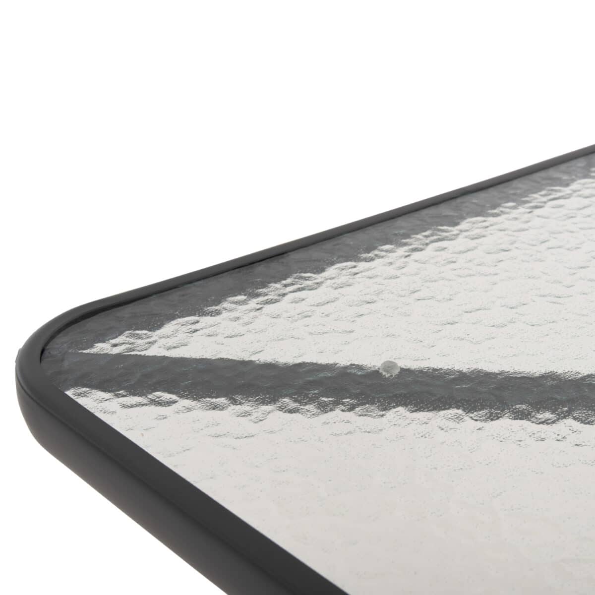 ΤΡΑΠΕΖΙ ΕΞΩΤ.ΧΩΡΟΥ FIGO HM5972.01 ΜΕΤΑΛΛΟ ΓΚΡΙ-ΓΥΑΛΙΝΗ ΕΠΙΦΑΝΕΙΑ 80Χ80Χ71Υεκ - Image 5