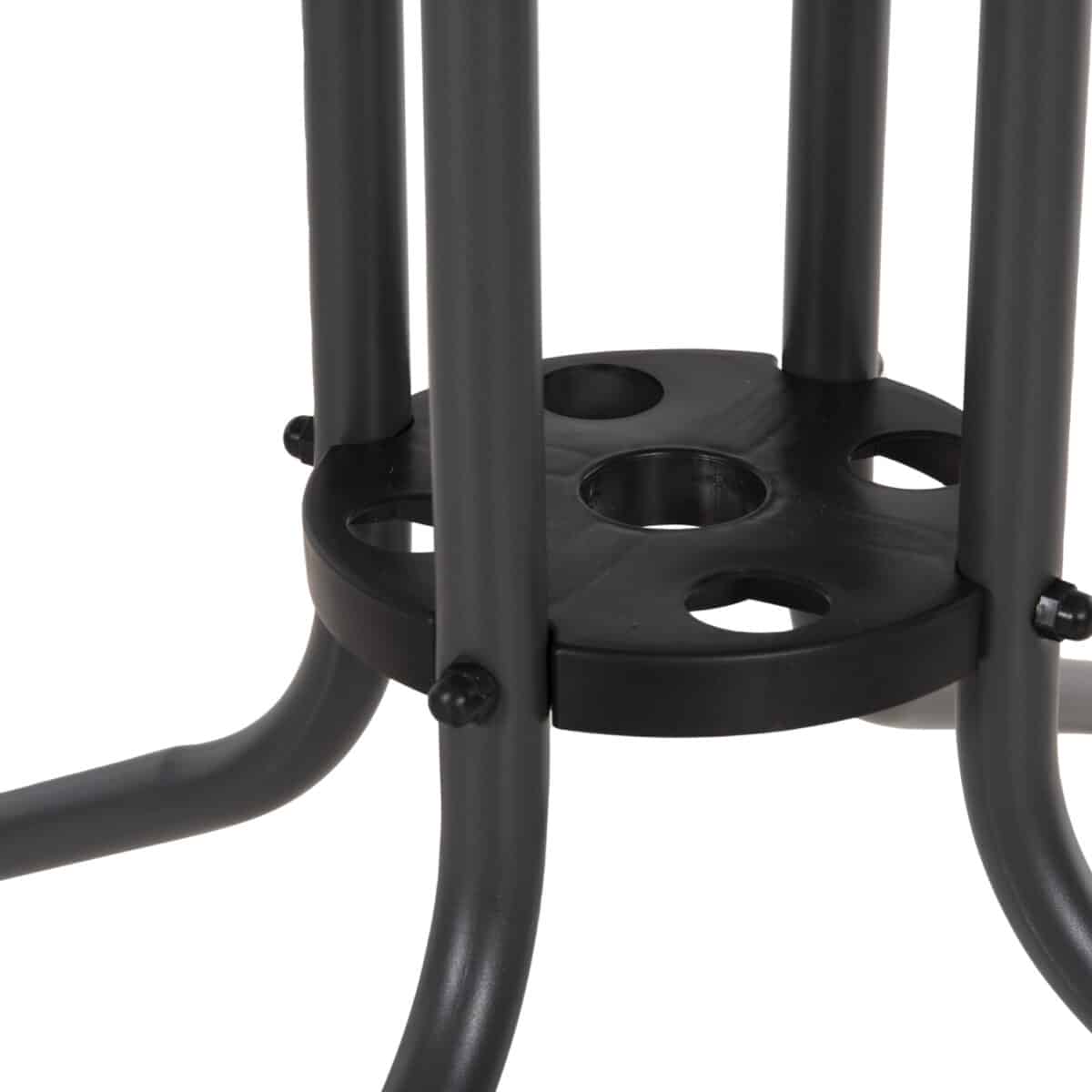 ΤΡΑΠΕΖΙ ΕΞΩΤ.ΧΩΡΟΥ FIGO HM5972.01 ΜΕΤΑΛΛΟ ΓΚΡΙ-ΓΥΑΛΙΝΗ ΕΠΙΦΑΝΕΙΑ 80Χ80Χ71Υεκ - Image 6