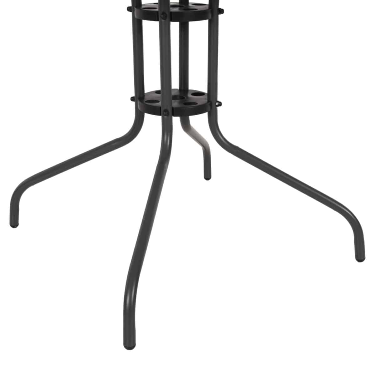 ΤΡΑΠΕΖΙ ΕΞΩΤ.ΧΩΡΟΥ FIGO HM5972.01 ΜΕΤΑΛΛΟ ΓΚΡΙ-ΓΥΑΛΙΝΗ ΕΠΙΦΑΝΕΙΑ 80Χ80Χ71Υεκ - Image 7