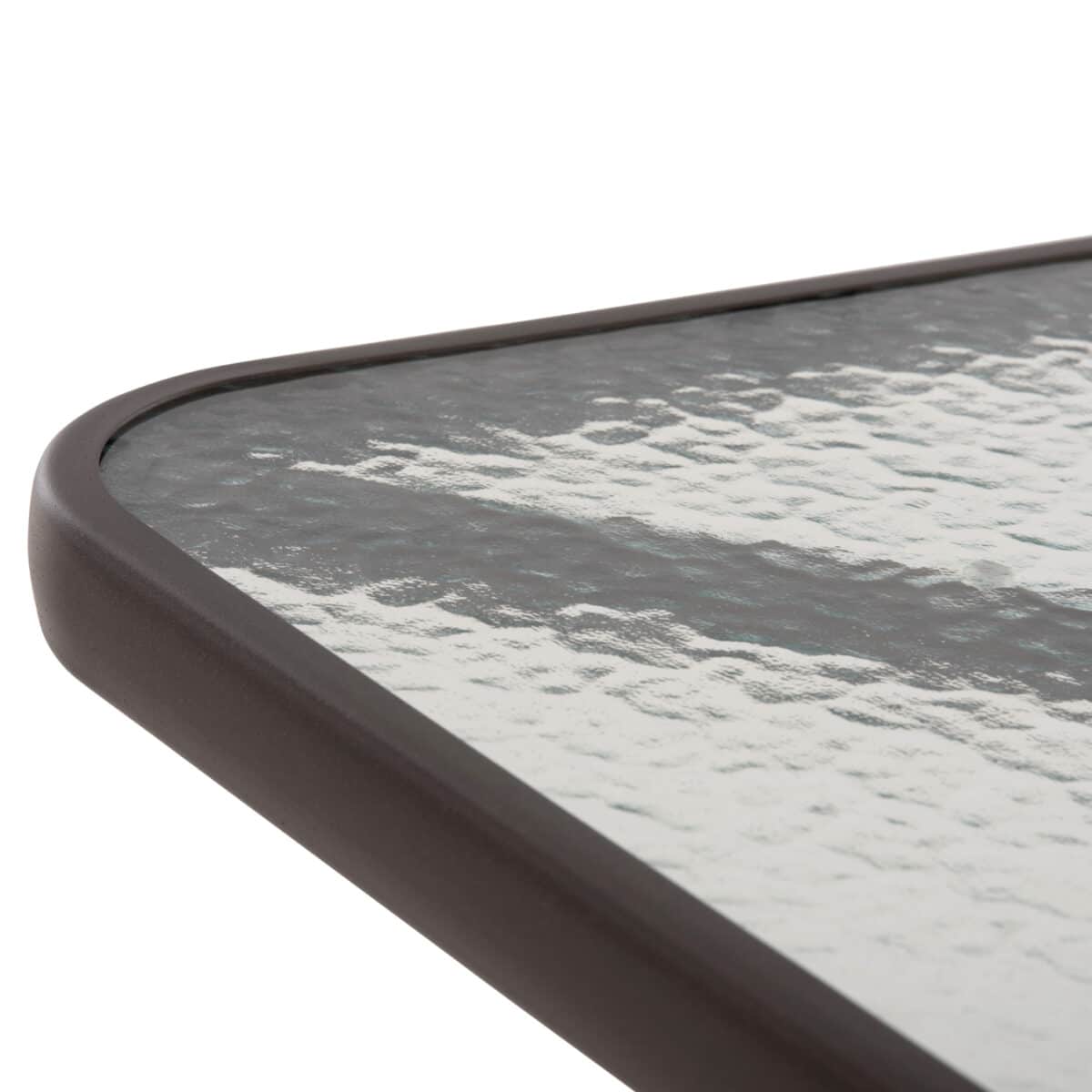 ΤΡΑΠΕΖΙ ΕΞΩΤ.ΧΩΡΟΥ FIGO HM5972.02 ΜΕΤΑΛΛΟ ΚΑΦΕ-ΓΥΑΛΙΝΗ ΕΠΙΦΑΝΕΙΑ 80Χ80Χ71Υεκ - Image 5