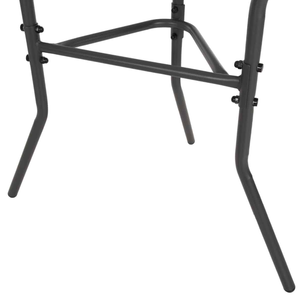 ΤΡΑΠΕΖΙ ΗΜΙΚΥΚΛΙΚΟ LIMA HM5967.01 ΜΕΤΑΛΛΙΚΟ ΓΚΡΙ ΜΕ ΓΥΑΛΙΝΟ TOP 70x40x64,5Υεκ. - Image 9