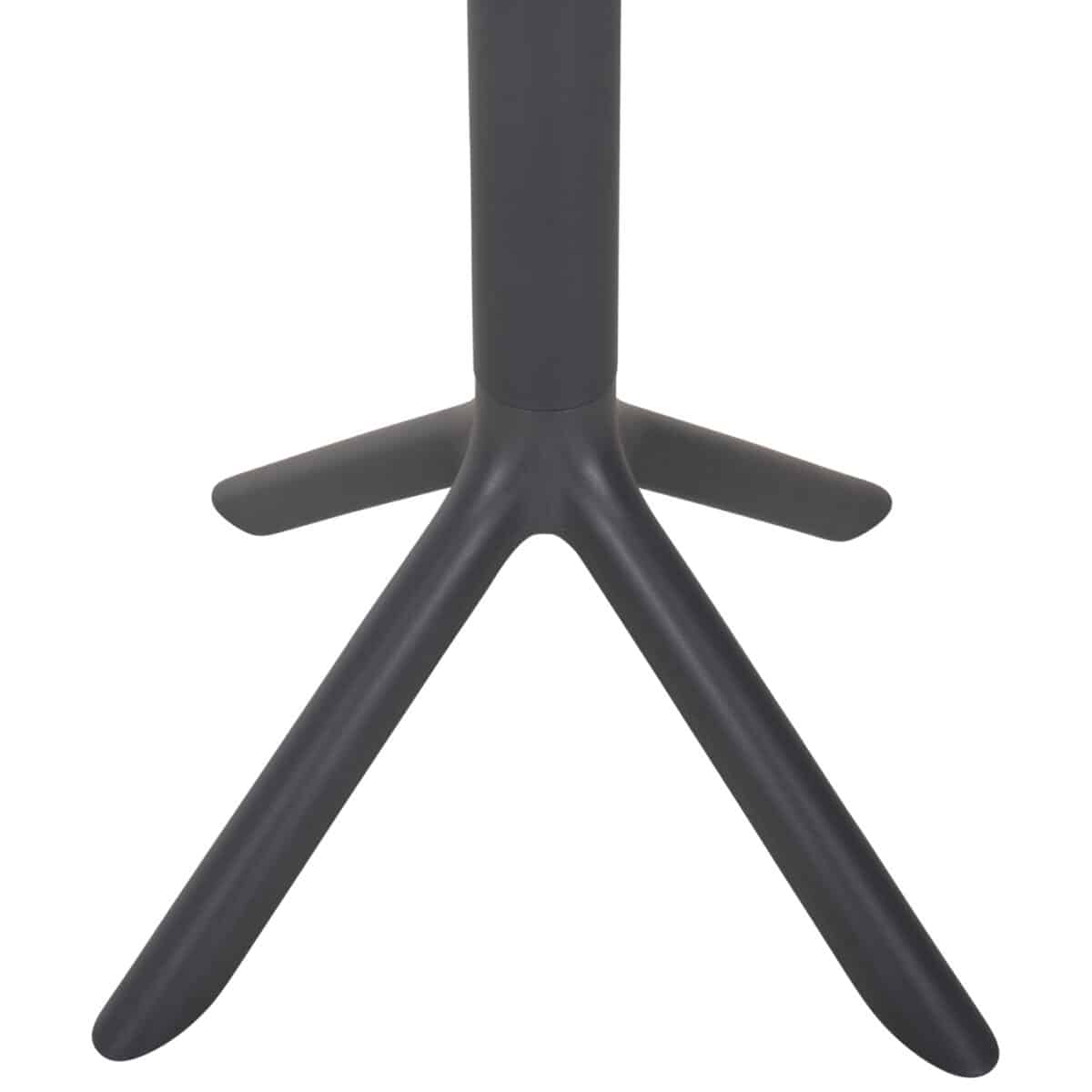 ΤΡΑΠΕΖΙ ΜΠΑΡ ΣΤΡΟΓΓΥΛΟ TERRIN HM6126.20 ΠΟΛΥΠΡΟΠΥΛΕΝΙΟ ΓΚΡΙ Φ60x106Υεκ. - Image 5