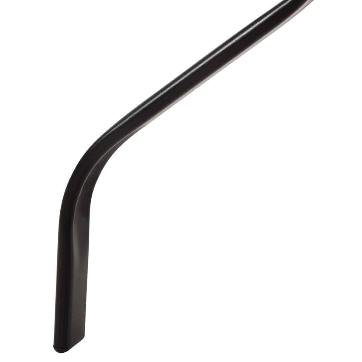 ΤΡΑΠΕΖΙ ΜΠΑΡ ΤΕΤΡΑΓΩΝΟ FIGGY HM6066.03 ΜΕΤΑΛΛΙΚΟ ΜΑΥΡΟ-ΓΥΑΛΙ ΑΣΦΑΛΕΙΑΣ 60x60x100Υεκ - Image 7