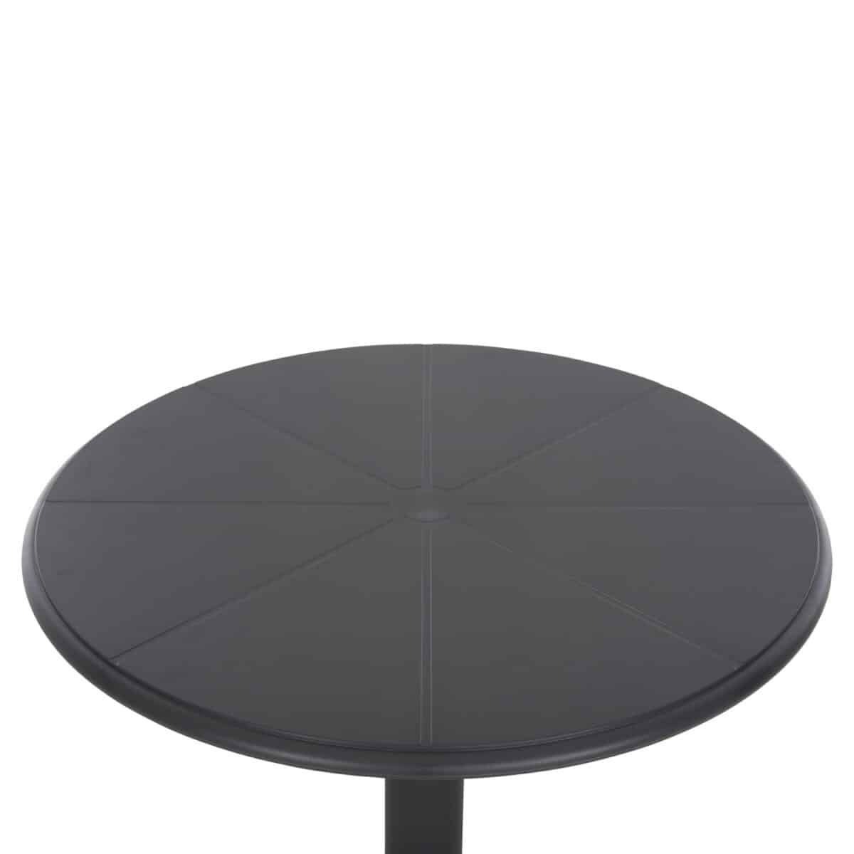 ΤΡΑΠΕΖΙ ΠΟΛΥΠΡΟΠΥΛΕΝΙΟΥ ΣΤΡΟΓΓΥΛΟ TERRIN HM6124.20 ΓΚΡΙ Φ61x77Υεκ. - Image 4