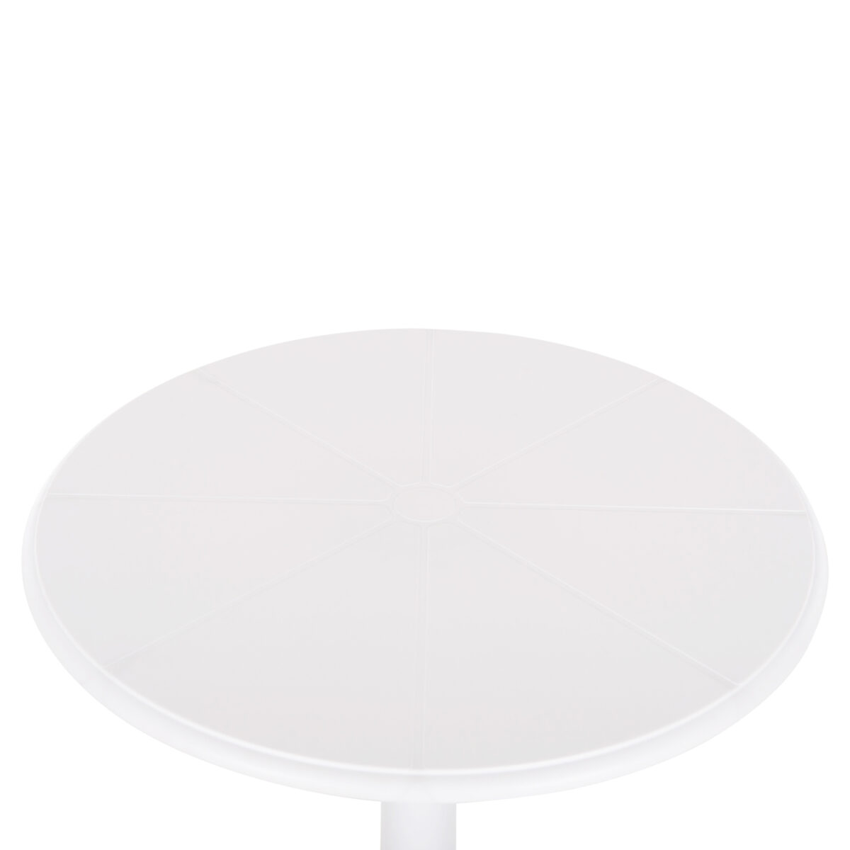 ΤΡΑΠΕΖΙ ΠΟΛΥΠΡΟΠΥΛΕΝΙΟΥ ΣΤΡΟΓΓΥΛΟ TERRIN HM6124.11 ΛΕΥΚΟ Φ61x77Υεκ. - Image 4