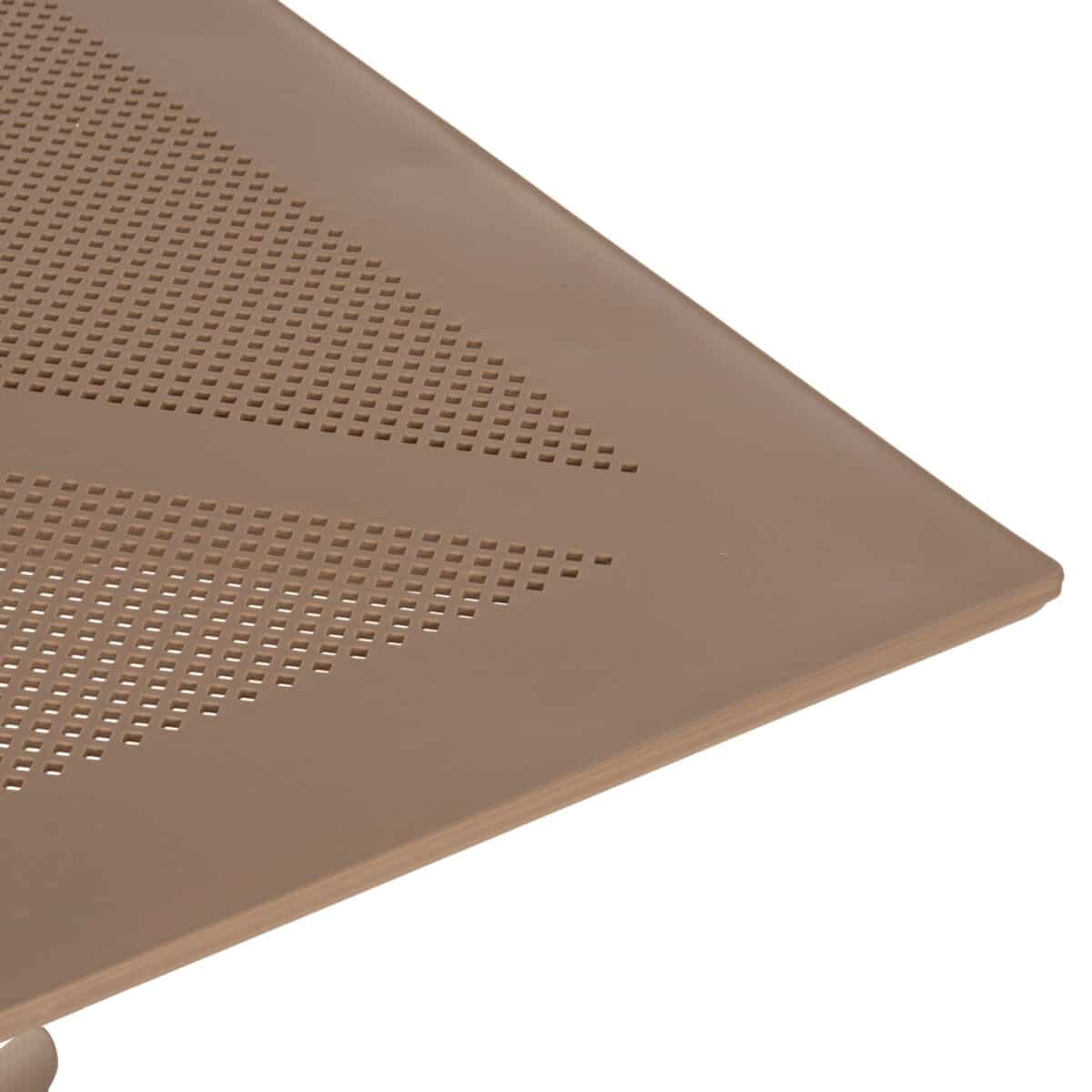 ΤΡΑΠΕΖΙ ΠΟΛΥΠΡΟΠΥΛΕΝΙΟΥ ΤΕΤΡΑΓΩΝΟ LUNAR HM5930.14 ΚΑΠΟΥΤΣΙΝΟ 80x80x75Υ εκ. - Image 4