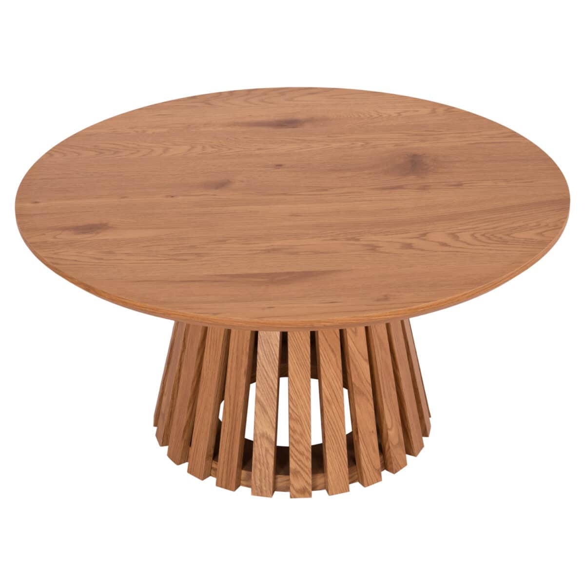 ΤΡΑΠΕΖΙ ΣΑΛΟΝΙΟΥ TALBERT HM18024 MDF ΣΕ ΑΝΟΙΧΤΟ ΦΥΣΙΚΟ ΞΥΛΟΥ Φ80x40,5Υεκ. - Image 4