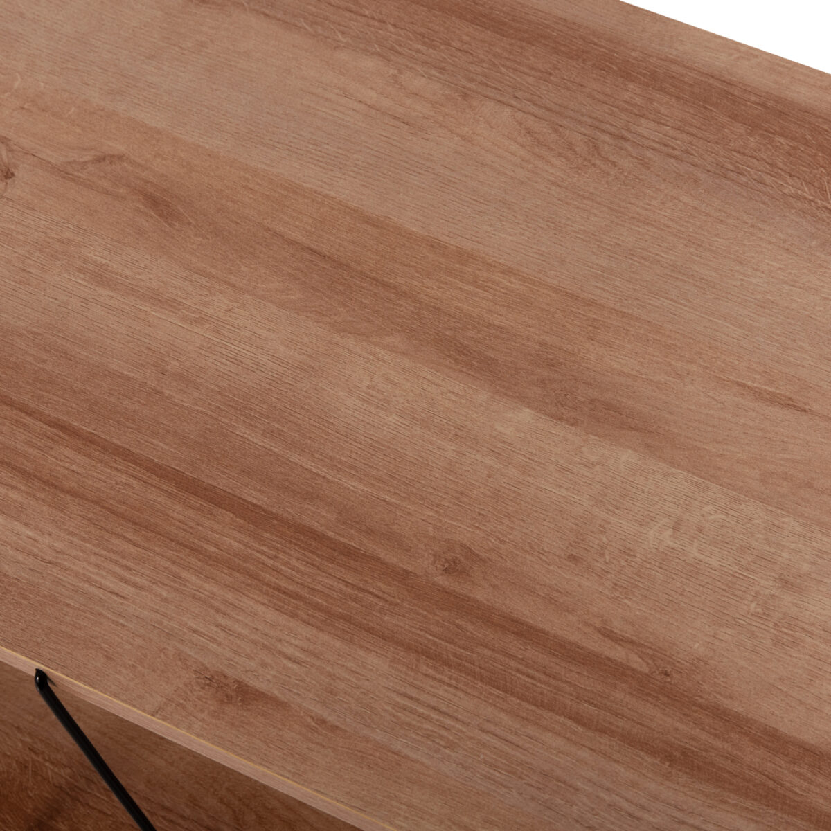 ΤΡΑΠΕΖΙ ΣΑΛΟΝΙΟΥ TARS HM8927.11 ΦΥΣΙΚΟ ΟΑΚ ΜΕ ΜΑΥΡΕΣ ΜΕΤΑΛΛΙΚΕΣ ΒΕΡΓΕΣ 120Χ50Χ30Yεκ. - Image 6