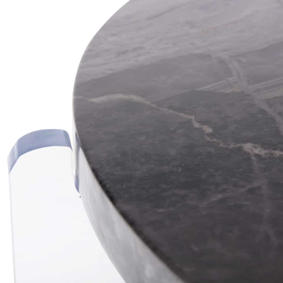 ΤΡΑΠΕΖΙ ΣΑΛΟΝΙΟΥ ACRYCON HM9780.01 MDF ME ΥΔΑΤΟΑΠΩΘΗΤΙΚΗ ΕΠΙΣΤΡΩΣΗ-ΑΚΡΥΛΙΚΑ ΠΟΔΙΑ Φ64x51Yεκ. - Image 5