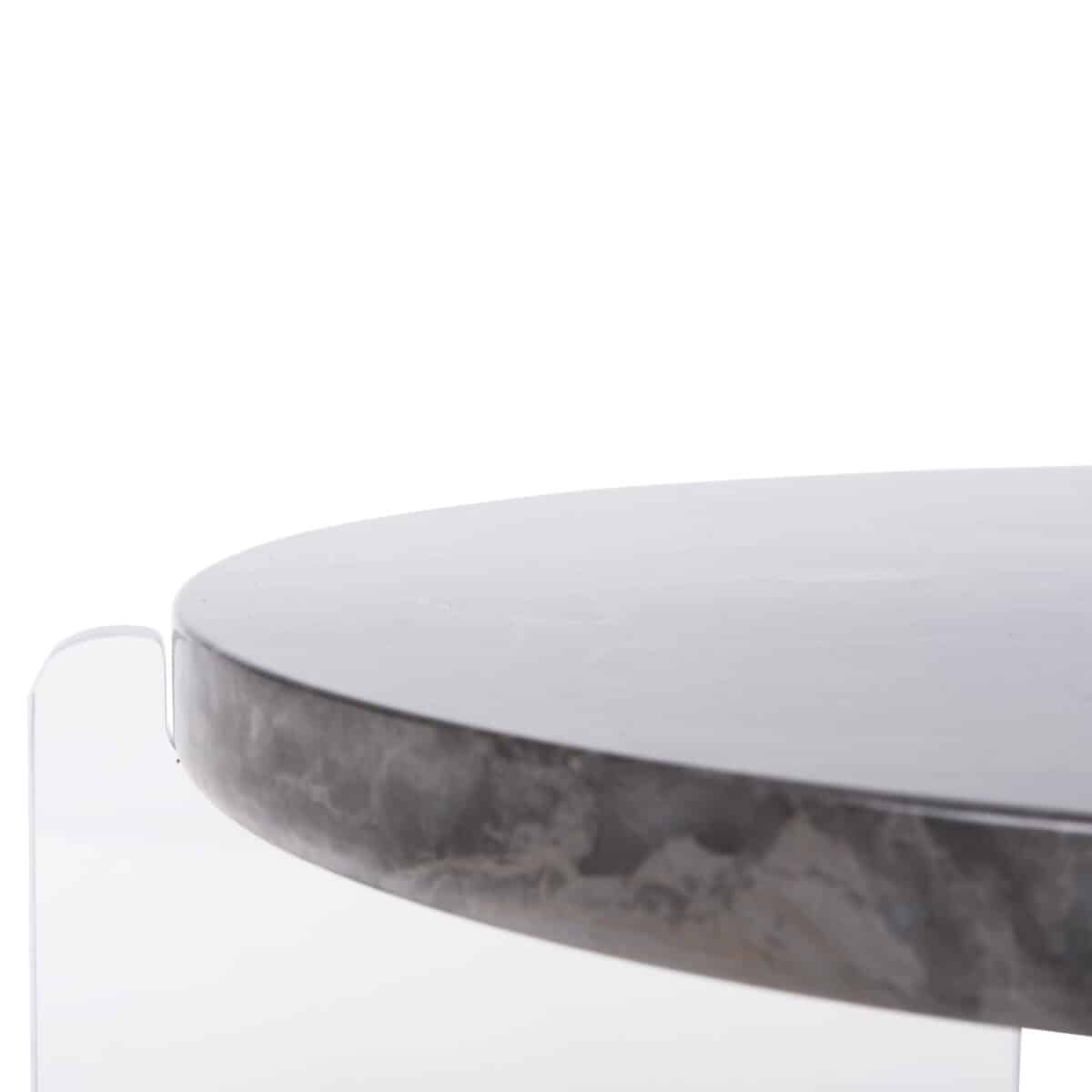 ΤΡΑΠΕΖΙ ΣΑΛΟΝΙΟΥ ACRYCON HM9780.01 MDF ME ΥΔΑΤΟΑΠΩΘΗΤΙΚΗ ΕΠΙΣΤΡΩΣΗ-ΑΚΡΥΛΙΚΑ ΠΟΔΙΑ Φ64x51Yεκ. - Image 7